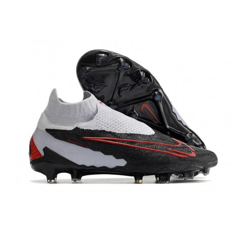 Chaussure Nike Phantom GX DF Elite FG Noir Gris