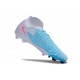 Chaussures Nike Phantom Luna 2 Elite FG Blanc Bleu Rose