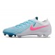 Nike Phantom Luna 2 Elite Low FG Blanc Bleu Rose