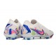 Nike Phantom Luna 2 Elite Low FG Blanc Rose Bleu