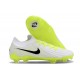 Chaussures Nike Phantom GX II Elite FG Blanc Noir Jaune