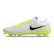 Chaussures Nike Phantom GX II Elite FG Blanc Noir Jaune