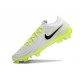 Chaussures Nike Phantom GX II Elite FG Blanc Noir Jaune