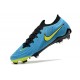 Chaussures Nike Phantom GX II Elite FG Bleu Jaune