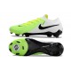 Chaussures Nike Phantom GX II Elite FG Blanc Vert Noir