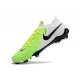 Chaussures Nike Phantom GX II Elite FG Blanc Vert Noir