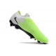 Chaussures Nike Phantom GX II Elite FG Blanc Vert Noir