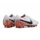 Nike Tiempo Legend X Elite FG Nouveau Blanc Noir Orange