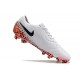 Nike Tiempo Legend X Elite FG Nouveau Blanc Noir Orange