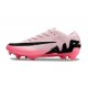 Chaussure Nike Zoom Mercurial Vapor 15 Elite FG Rose Mousse Noir