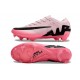 Chaussure Nike Zoom Mercurial Vapor 15 Elite FG Rose Mousse Noir