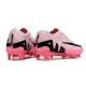 Chaussure Nike Zoom Mercurial Vapor 15 Elite FG Rose Mousse Noir