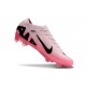 Chaussure Nike Zoom Mercurial Vapor 15 Elite FG Rose Mousse Noir