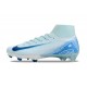 Nike Zoom Mercurial Superfly X Elite FG Bleu Glacier Bleu Orbite