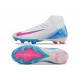 Nike Zoom Mercurial Superfly X Elite FG Blanc Bleu Rose