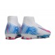 Nike Zoom Mercurial Superfly X Elite FG Blanc Bleu Rose