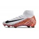 Nike Zoom Mercurial Superfly X Elite FG Blanc Orange Noir