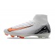 Nike Zoom Mercurial Superfly X Elite FG Blanc Orange Noir