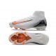 Nike Zoom Mercurial Superfly X Elite FG Blanc Orange Noir