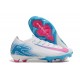 Chaussure Nike Mercurial Vapor XVI Elite FG Blanc Bleu Rose