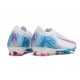 Chaussure Nike Mercurial Vapor XVI Elite FG Blanc Bleu Rose