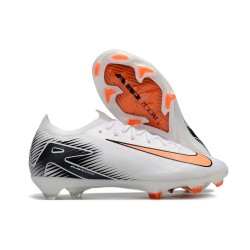 Chaussure Nike Mercurial Vapor XVI Elite FG Blanc Orange