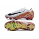 Chaussure Nike Mercurial Vapor XVI Elite FG Blanc Noir Orange