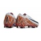 Chaussure Nike Mercurial Vapor XVI Elite FG Blanc Noir Orange