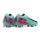 Chaussure Nike Mercurial Vapor XVI Elite FG Cyan Noir