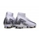 Nike Air Zoom Mercurial Superfly 10 Elite FG Blanc Noir