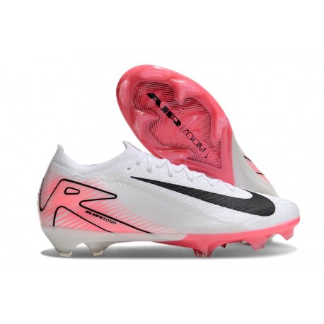 Nike Air Zoom Mercurial Vapor 16 Elite FG Blanc Rose Noir