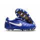 Crampons Nike Tiempo Legend 10 Elite FG Ronaldo Bleu Blanc