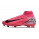 Chaussure Nike Mercurial Superfly X Elite FG Rose Noir Blanc