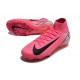 Chaussure Nike Mercurial Superfly X Elite FG Rose Noir Blanc