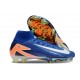 Chaussure Nike Mercurial Superfly X Elite FG Bleu Blanc Orange