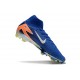 Chaussure Nike Mercurial Superfly X Elite FG Bleu Blanc Orange