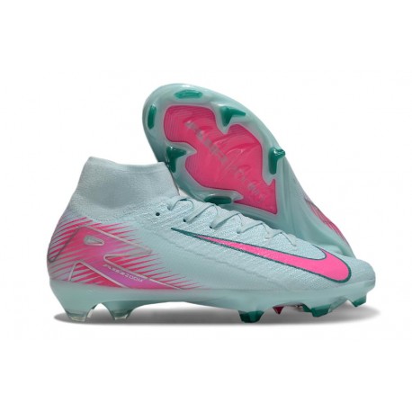 Chaussure Nike Mercurial Superfly X Elite FG Bleu Glacier Rose