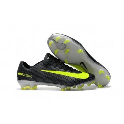 Nike Mercurial Vapor XI FG ACC Chaussures Foot Noir Jaune