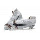 Nike Chaussure Homme Mercurial Superfly VI 360 FG - Blanc Noir Argent