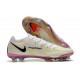 Crampon Nike Phantom GT2 Elite FG Blanc Noir Carmin Rose